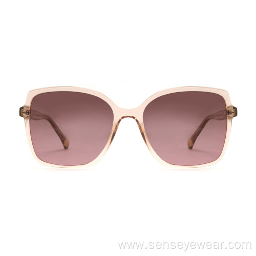 Oversized Vintage Injection Acetate Polarized Sunglasses